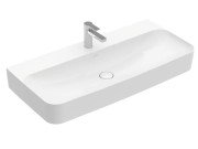 Раковина Villeroy & Boch Finion 100х47 см без перелива TitanCeram CeramicPlus каменный белый 41681HRW