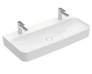 Раковина Villeroy & Boch Finion 100х47 см без перелива TitanCeram CeramicPlus каменный белый 4168A1RW