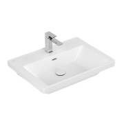 Раковина Villeroy & Boch Subway 3.0 65х47 см TitanCeram CeramicPlus каменный белый 4A7065RW