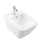 Біде підвісне Villeroy & Boch Finion 37,5х56 см санітарна кераміка CeramicPlus кам'яний білий 446500RW