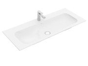Раковина Villeroy & Boch Finion 120х50 см без перелива TitanCeram CeramicPlus каменный белый 4164C2RW