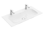 Раковина Villeroy & Boch Finion 100х50 см без перелива TitanCeram CeramicPlus альпийский белый 4164A1R1