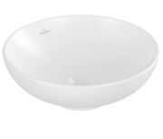 Раковина Villeroy & Boch Loop & Friends ⌀42 см без переливу TitanCeram CeramicPlus кам'яний білий 4A4601RW