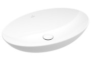 Раковина Villeroy & Boch Loop & Friends 56х38 см без перелива TitanCeram CeramicPlus каменный белый 4A4701RW