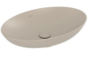 Раковина Villeroy & Boch Loop & Friends 62х42 см з переливом TitanCeram CeramicPlus мигдаль 4A4800AM