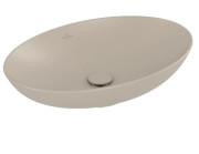 Раковина Villeroy & Boch Loop & Friends 62х42 см без перелива TitanCeram CeramicPlus миндаль 4A4801AM