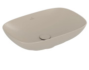Раковина Villeroy & Boch Loop & Friends 56х38 см з переливом TitanCeram CeramicPlus мигдаль 4A4900AM