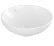 Раковина Villeroy & Boch Loop & Friends ⌀42 см без перелива TitanCeram CeramicPlus каменный белый 4A4601RW