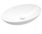 Раковина Villeroy & Boch Loop & Friends 62х42 см без перелива TitanCeram CeramicPlus альпийский белый 4A4801R1
