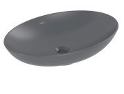 Раковина Villeroy & Boch Loop & Friends 62х42 см без перелива TitanCeram CeramicPlus графит 4A4801i4