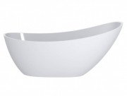 Ванна із штучного каменю Miraggio Marina 174,5x72,5 см литий мармур Miramarble білий 0002005