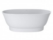 Ванна із штучного каменю Miraggio Molly 160x80 см литий мармур Miramarble білий 0002111