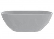 Ванна із штучного каменю Miraggio Sapfire 165x76 см литий мармур Miramarble білий 0002250