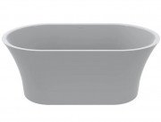 Ванна із штучного каменю Miraggio Helga 150x85 см литий мармур Miramarble білий 0002545