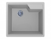 Мийка для кухні Miraggio Lisa 55,8х49,8 см кварцовий пісок Mirastone білий 0002243