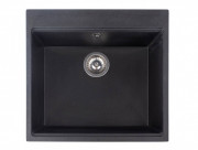 Мийка для кухні Miraggio Lagoon 54,1х51,1 см кварцовий пісок Mirastone чорний 0002244