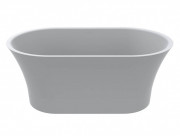 Ванна из искусственного камня Miraggio Helga 150x85 см литой мрамор Mirasoft белый 0002547