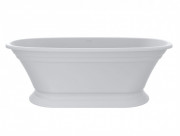 Ванна із штучного каменю Miraggio Anastasia 175x80 см литий мармур Mirasoft білий 69125623