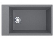 Мийка для кухні Miraggio Lagoon 76х46 см кварцовий пісок Mirastone сірий 0002086