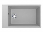 Миття для кухні Miraggio Lagoon 76х46 см кварцовий пісок Mirastone білий 0002090