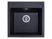 Мойка для кухни Miraggio Bodrum 50,8х49,5 см кварцевый песок Mirastone черный 0002245