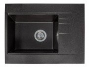  	Мийка для кухні Miraggio Bodrum 64,9х50 см кварцовий пісок Mirastone чорний 0002300