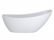 Ванна зі штучного каменю Miraggio Marina 174,5x72,5 см литий мармур Mirasoft білий 0002007