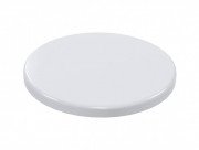 Накладка на слив для раковины Miraggio универсальная Miramarble литой мрамор белый глянцевый 0001941