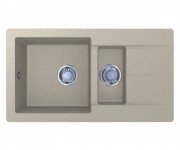 Мийка для кухні Miraggio Austin 77,2х43 см кварцовий пісок Mirastone пісочний 0000072