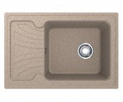 Мийка для кухні Miraggio Montreal 64,9х43,8 см кварцовий пісок Mirastone терра 0000108