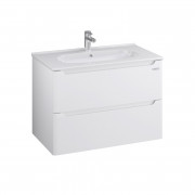 Тумба Sanwerk Vega Air 81 см із раковиною Клеа МДФ білий MV0000814