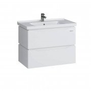 Тумба Sanwerk Alessa Air 80 см с раковиной Idea МДФ белый MV0000872