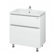 Тумба Sanwerk Amata 80 см с раковиной Idea МДФ белый MV0000895