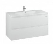 Тумба Sanwerk Foreva Air 101 см с раковиной Эмма пластик белый MV0000820