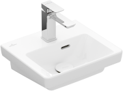 Раковина Villeroy & Boch Subway 3.0 37х30,5 см санитарная керамика CeramicPlus альпийский белый 437037R1