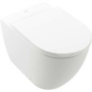 Унітаз для підлоги Villeroy & Boch Subway 3.0 37х59,5 см санітарна кераміка TwistFlush альпійський білий 4671T001
