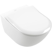 Унитаз подвесной Villeroy & Boch Subway 3.0 37х56 см санитарная керамика TwistFlush CeramicPlus альпийский белый 4670T0R1