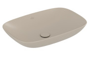 Раковина Villeroy & Boch Loop & Friends 62х42 см з переливом TitanCeram CeramicPlus мигдаль 4A5000AM