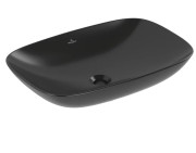 Раковина Villeroy & Boch Loop & Friends 62х42 см без переливу TitanCeram CeramicPlus Ebony (чорний матовий) 4A5001S5