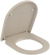 Сиденье с крышкой для унитаза Villeroy & Boch Subway 3.0 дюроспласт миндальный 8M42S1AM
