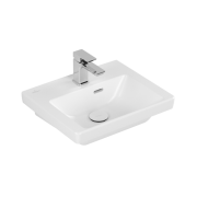 Раковина Villeroy & Boch Subway 3.0 45х37 см санітарна кераміка CeramicPlus кам'яний білий 4370FKRW