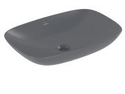 Раковина Villeroy & Boch Loop & Friends 62х42 см без перелива TitanCeram CeramicPlus графит 4A5001i4