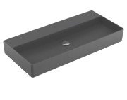 Раковина Villeroy & Boch Memento 2.0 100х47 см без переливу шліфована TitanCeram CeramicPlus графіт 4A221FI4