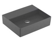 Раковина Villeroy & Boch Memento 2.0 50х42 см без переливу TitanCeram CeramicPlus графіт 4A2253I4