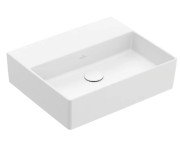 Раковина Villeroy & Boch Memento 2.0 50х42 см без переливу шліфована TitanCeram CeramicPlus кам'яний білий 4A225FRW