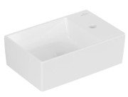 Раковина Villeroy & Boch Memento 2.0 40х26 см без перелива шлифованная TitanCeram альпийский белый 43234G01