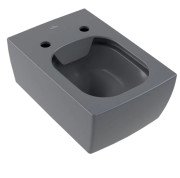 Унитаз подвесной Villeroy & Boch Memento 2.0 37,5х56 см санитарная керамика CeramicPlus графит 4633R0I4