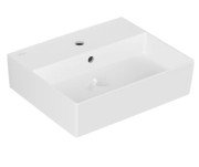 Раковина Villeroy & Boch Memento 2.0 50х42 см з переливом TitanCeram CeramicPlus альпійський білий 4A2250R1