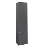 Пенал Villeroy & Boch Subway 3.0 40х36,2х171 см петли справа ДСП графит/ручка алюминий глянцевый C58700VR