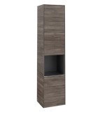 Пенал Villeroy & Boch Subway 3.0 40х36,2х171 см петли слева ДСП каменный дуб/ручка алюминий глянцевый C58800RK